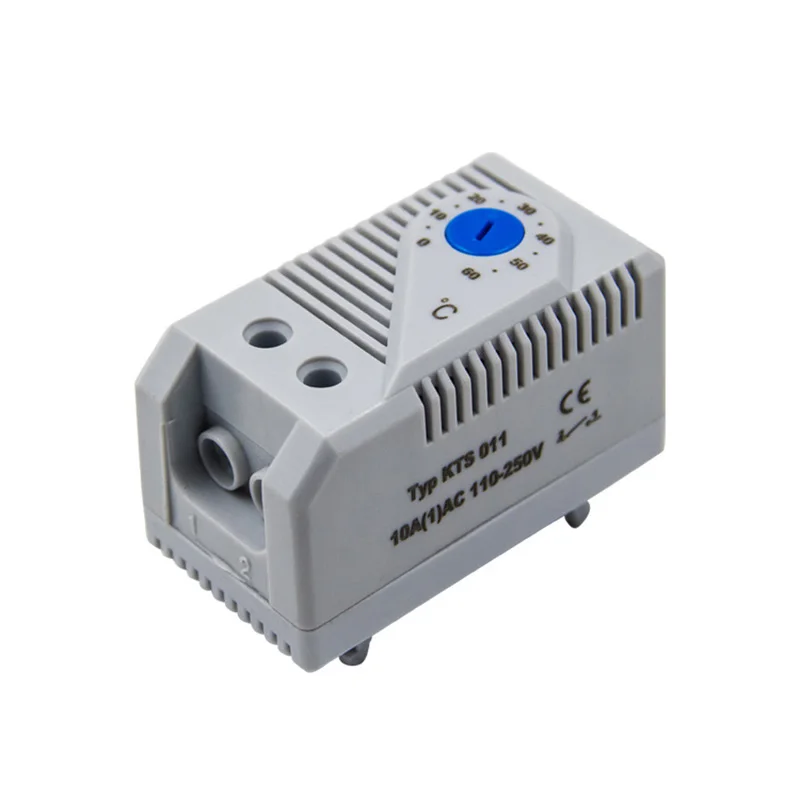 KTS011 Small Compact Thermostat 10A 15A 24v 120V 250VAC/DC Mechanical adjustable digital thermostat