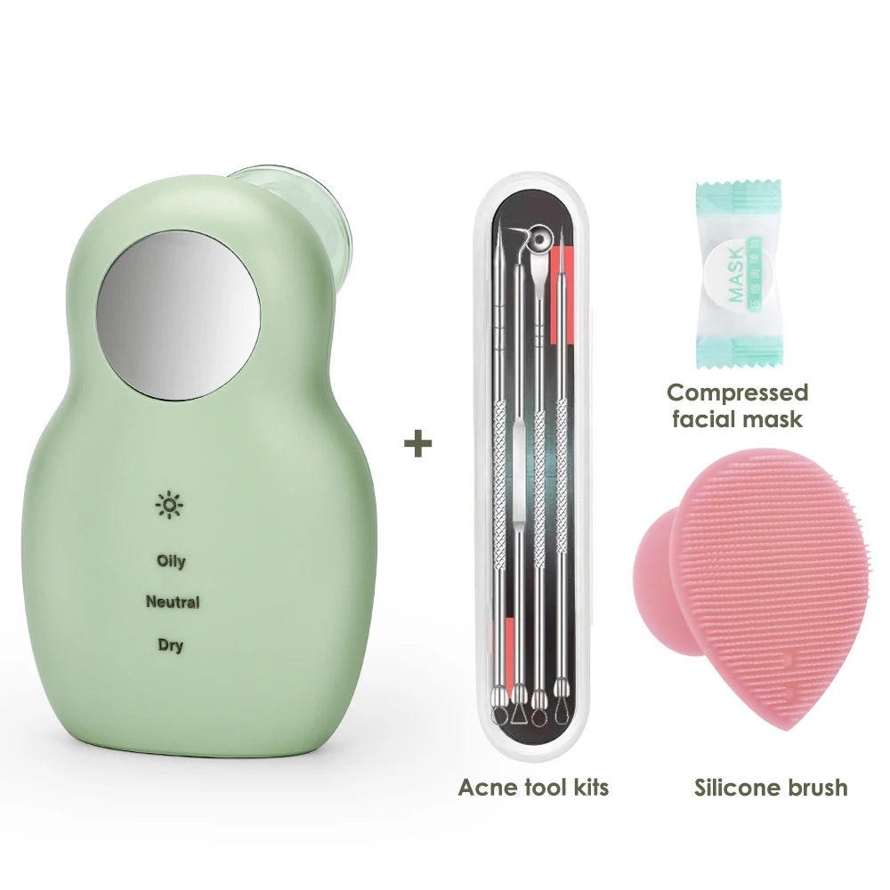 BR015 Wholesale New Blackhead Remover with Heating Compress Adjustable 3 Levels of Suction Power Pore Vacuum Removal Tool