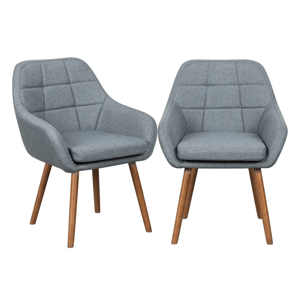 
Home Office Furniture Dark Gray Lounge Single Air Lazy Relaxing Chair Fabric Sofa Chair for Living Room 