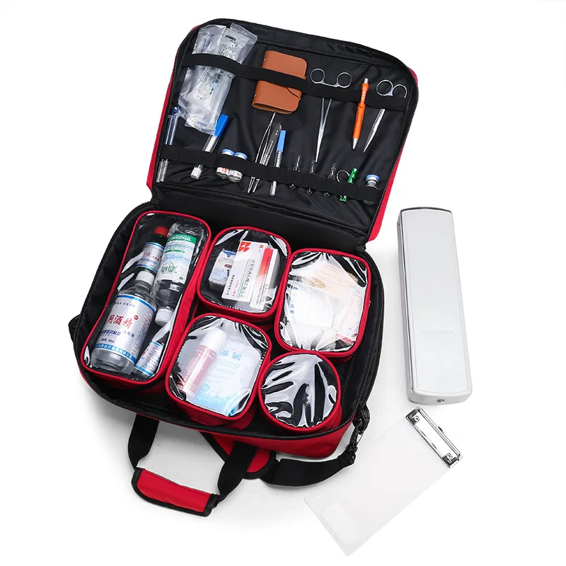 CE ISO Certified Medical Equipment Individual First Aid Kit Own Logo Emergency Bag Kits for Sport