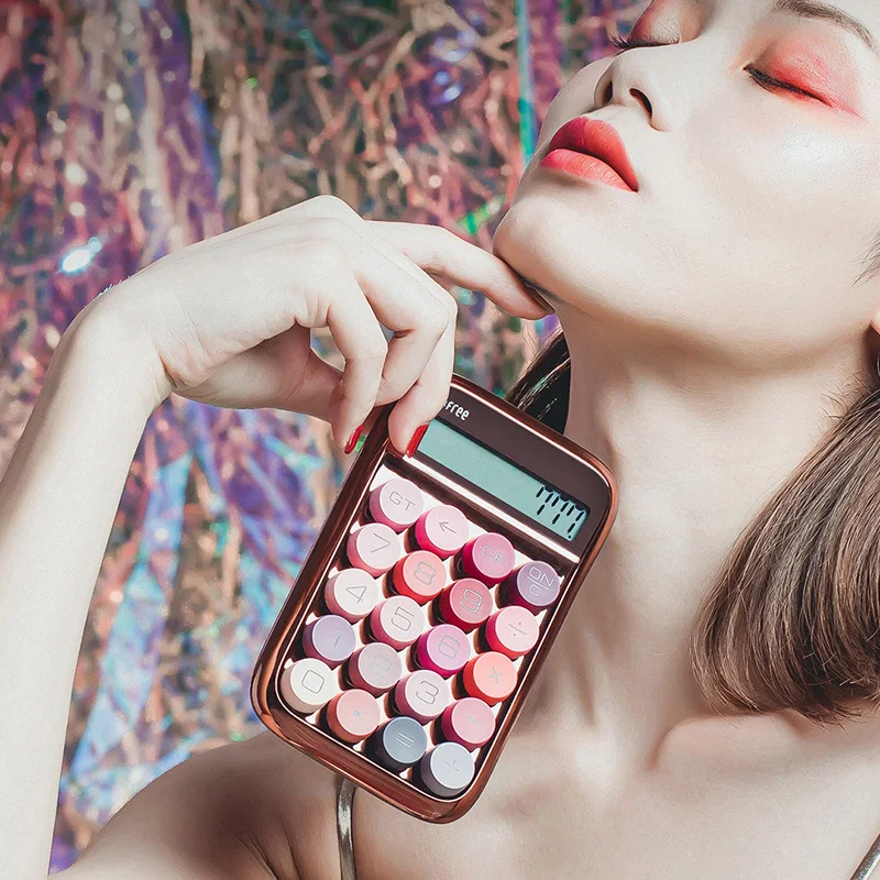 High cost performance best gift rose gold Lofree digit calculator