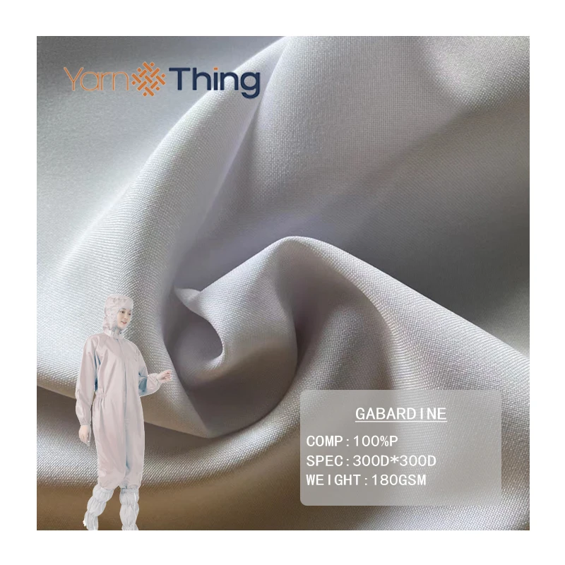 New Product 300D 100% Polyester GABARDINE fabric for Uniforms Suits Worker wear