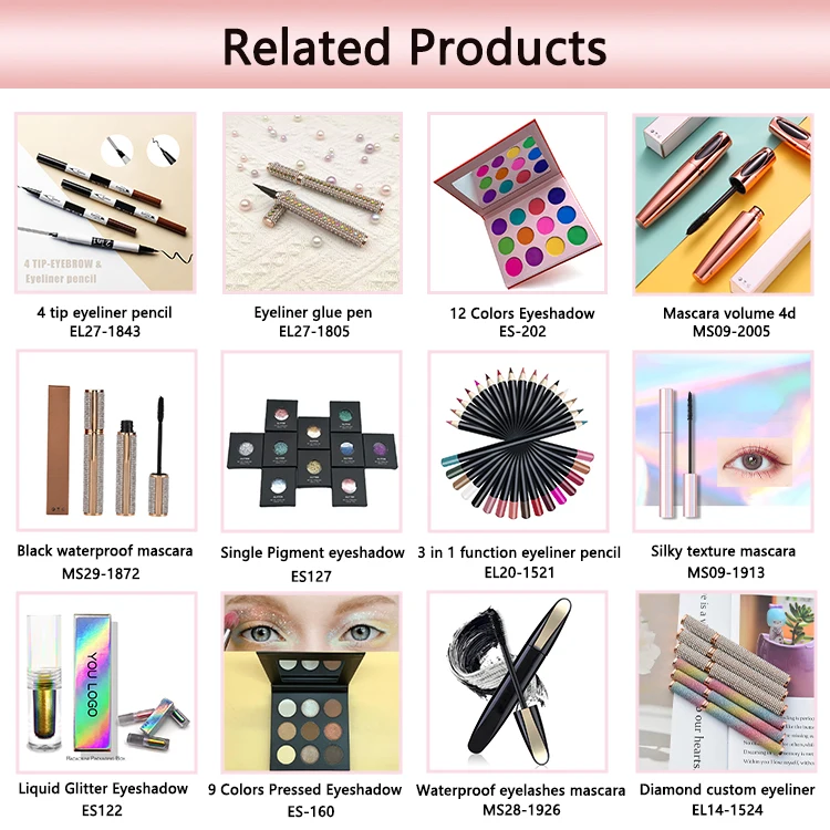 Muting Eye Liner Super Sticky Color Adhesive Eyelashes Eyeliner Glue Pen for Strip Mink Lashes