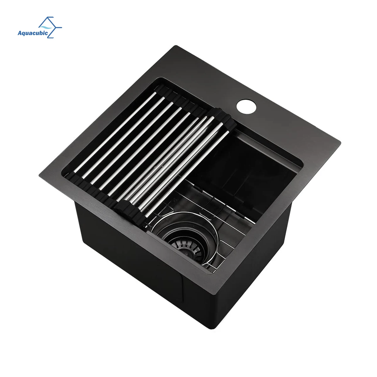 Customized 15 Inch Drop In Bar Sink Workstation Small Stainless Steel Outdoor Kitchen Sink