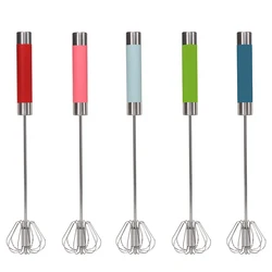 Хит продаж, 10 '12' 14 'взбиватель яиц, полуавтоматическая вращающаяся проволочная проволока из нержавеющей стали, мешалка для яиц, венчик
