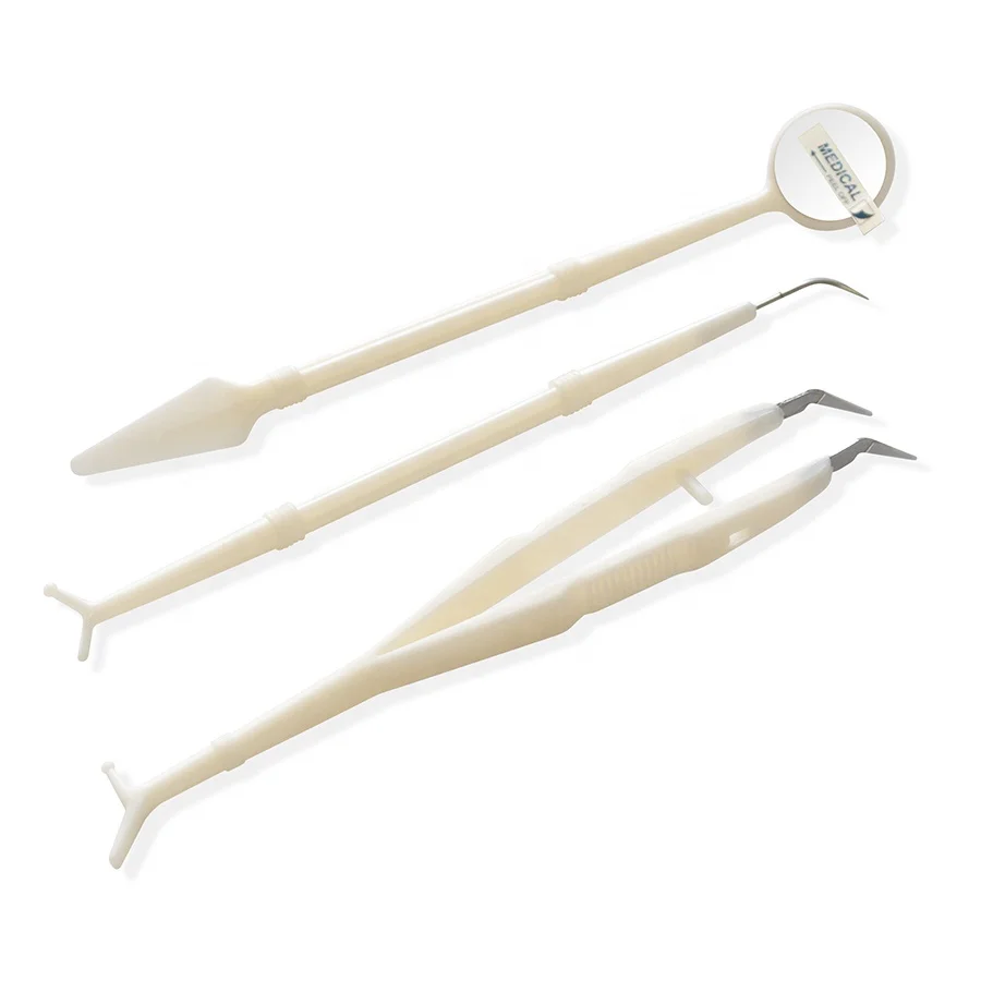 3 IN 1 Disposable Dental Examination Kit Dental Instruments kits For Dental Use