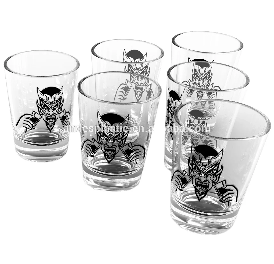 Без БФА, 2 унции, мини-пластиковое стекло для рекламы