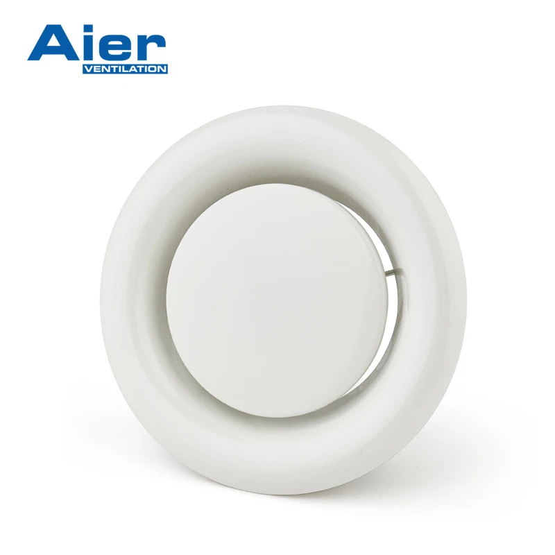 Return disc air exhaust valve, round fresh air valve, metal air vent valve