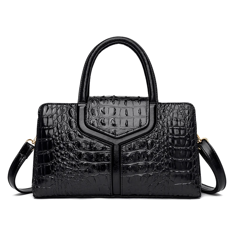 new luxury style crocodile handbag for woman designer pu leather crossbody handbags for women