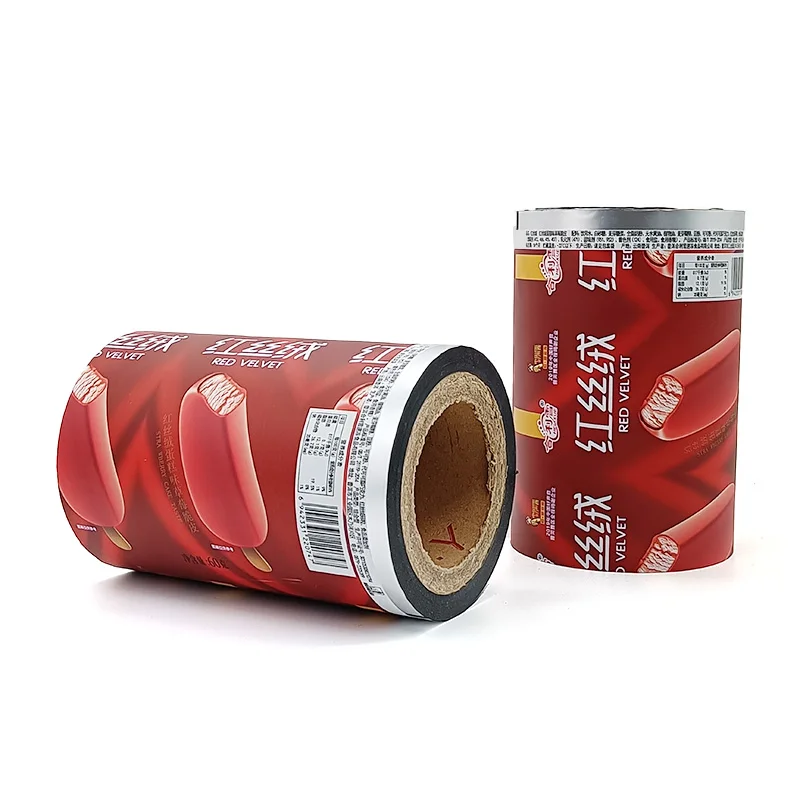 
Food Packaging Material Film Roll Ice Cream Popsicle Packaging Lamination Film In Rolls 
