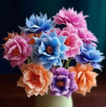 17 Colors 250x50cm Colored Crepe Paper Roll Origami Crinkled Crepe Paper Craft DIY Flowers Decoration Gift Wrapping Paper Craft