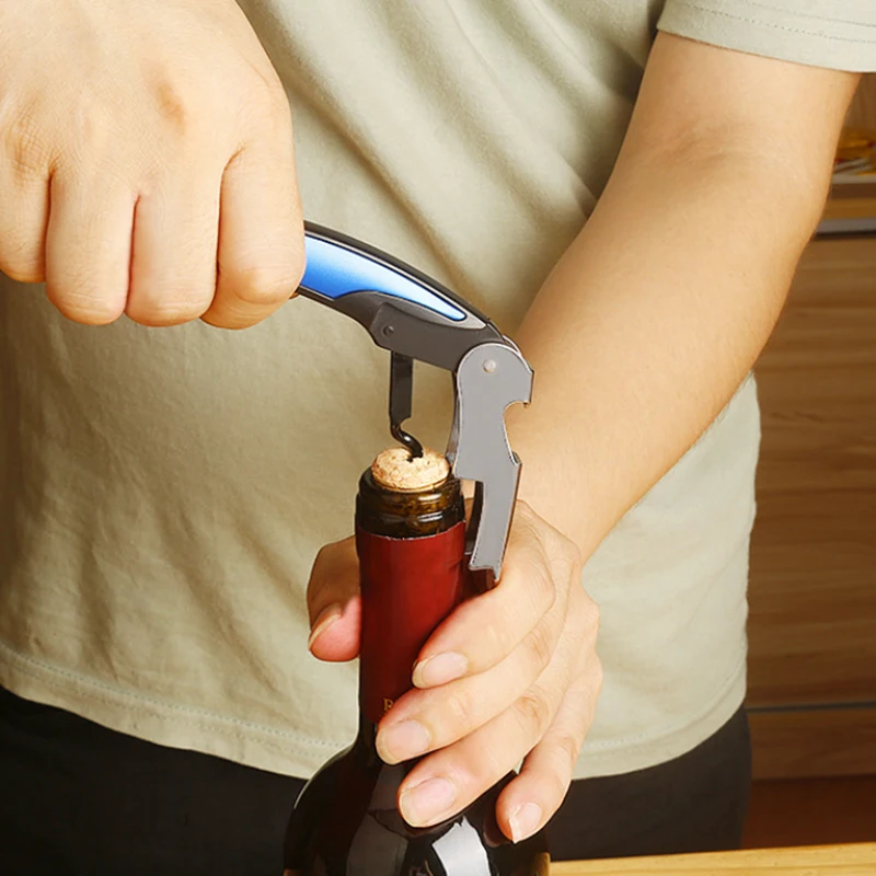 Portable Mini Red Wine Corkscrew Wine Opener Keychain
