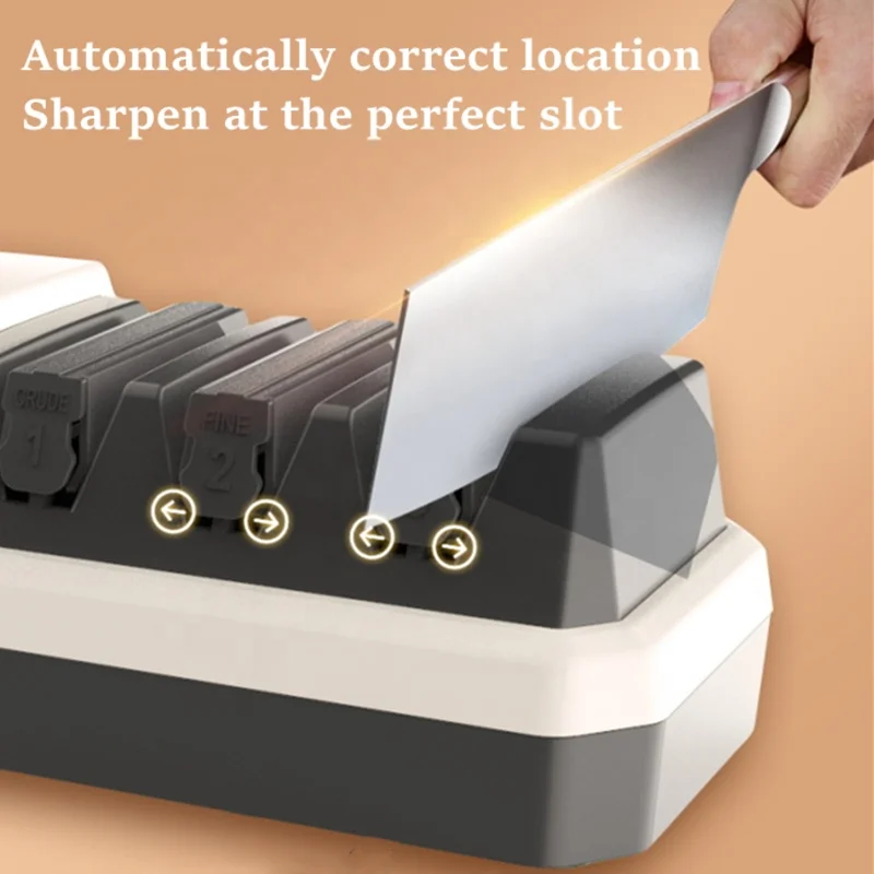 Hot New Electric Knife Sharpener Automatic Household Professional Kitchen Knife Sharpener