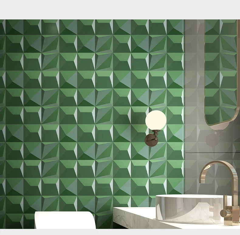 Wholesale high quality 150*150 mm bright 3D TV background decorative ceramic tiles