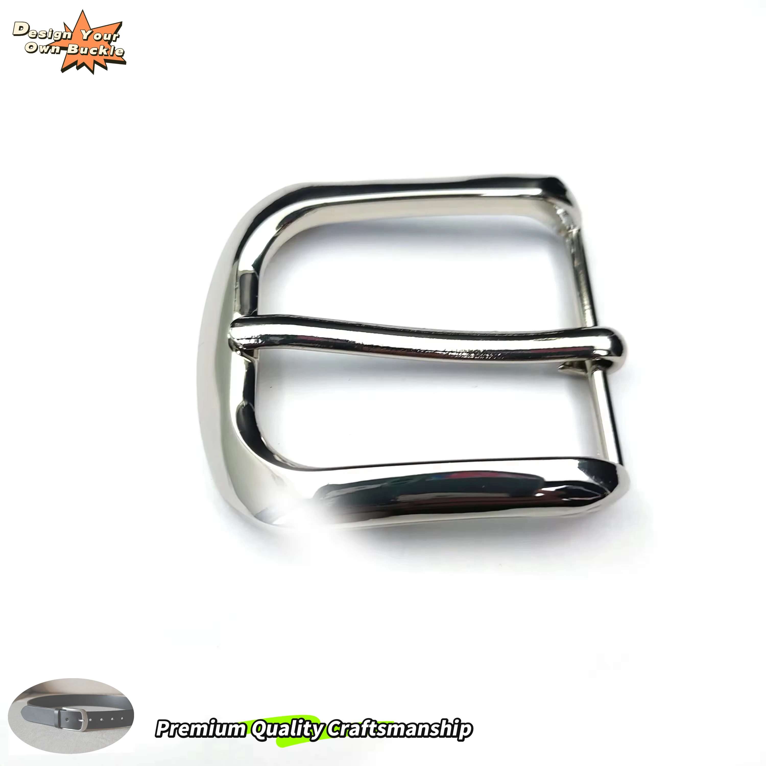 2024 custom pin buckles Fashion design and plating color in creative style popular metal belt buckle for leather belt