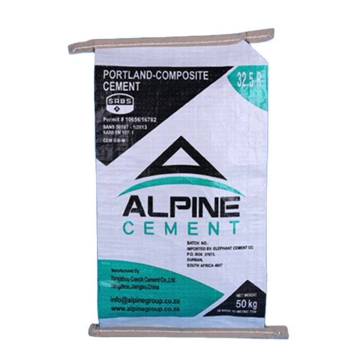 25kg bag dimension for white 100kg cement 50 kg bags