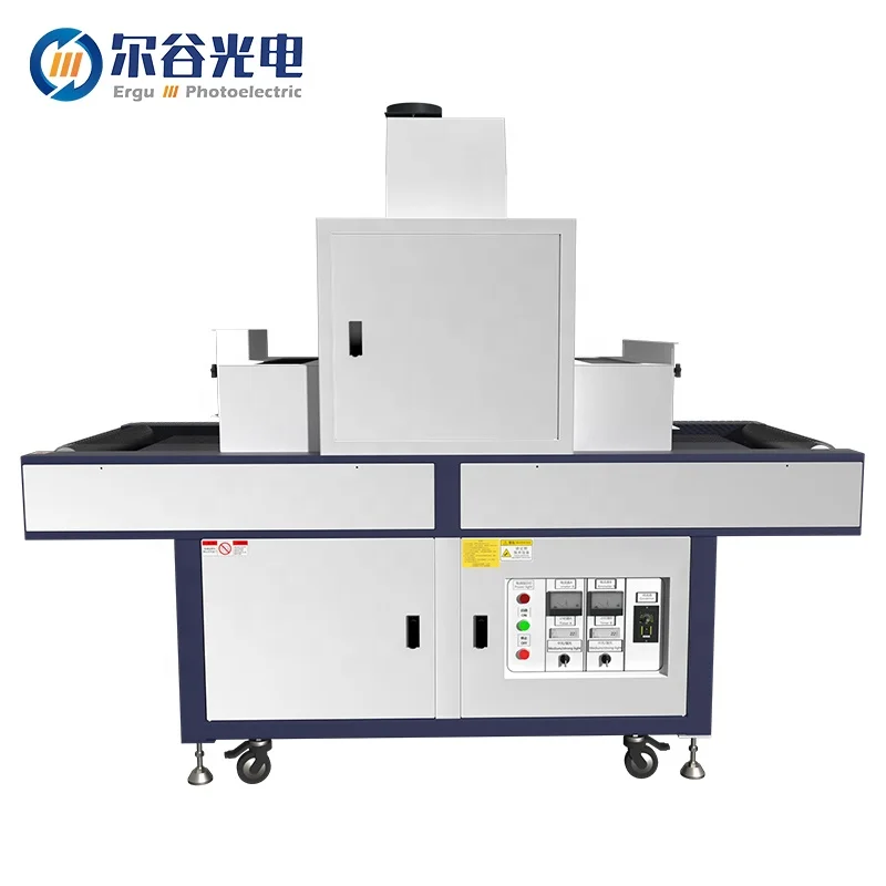 LY400-2 Conveyor type UV curing machine glue ink dryer coating line dual lamp