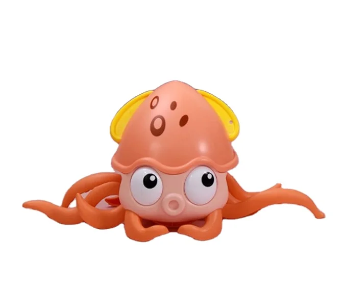 
High quality Walking toy wholesale cute Octopus animal Summer Bath Pull Toy for Baby 