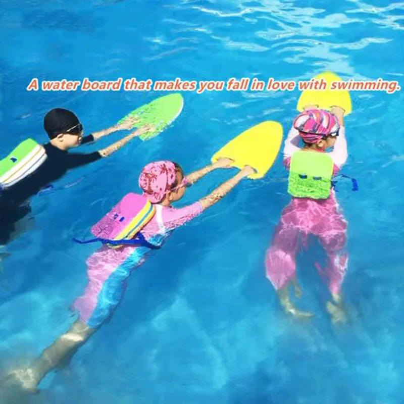 ZONWINXIN  Swimming Board with Handle EVA Kickboard Kids Adults Swimming Learning Trainer Pool Training Aid Float Board