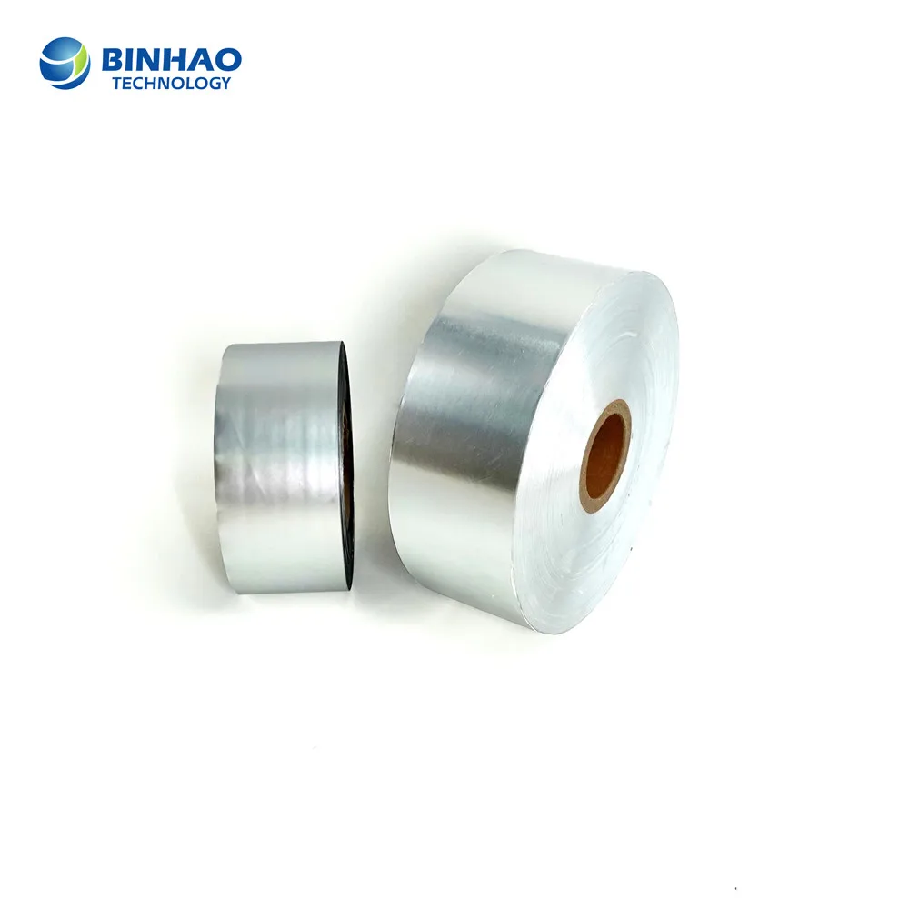 Custom Silver Aluminum Foil Laminated Paper Rolls Soft Sheet for All Cigarette Packaging Equipment Use