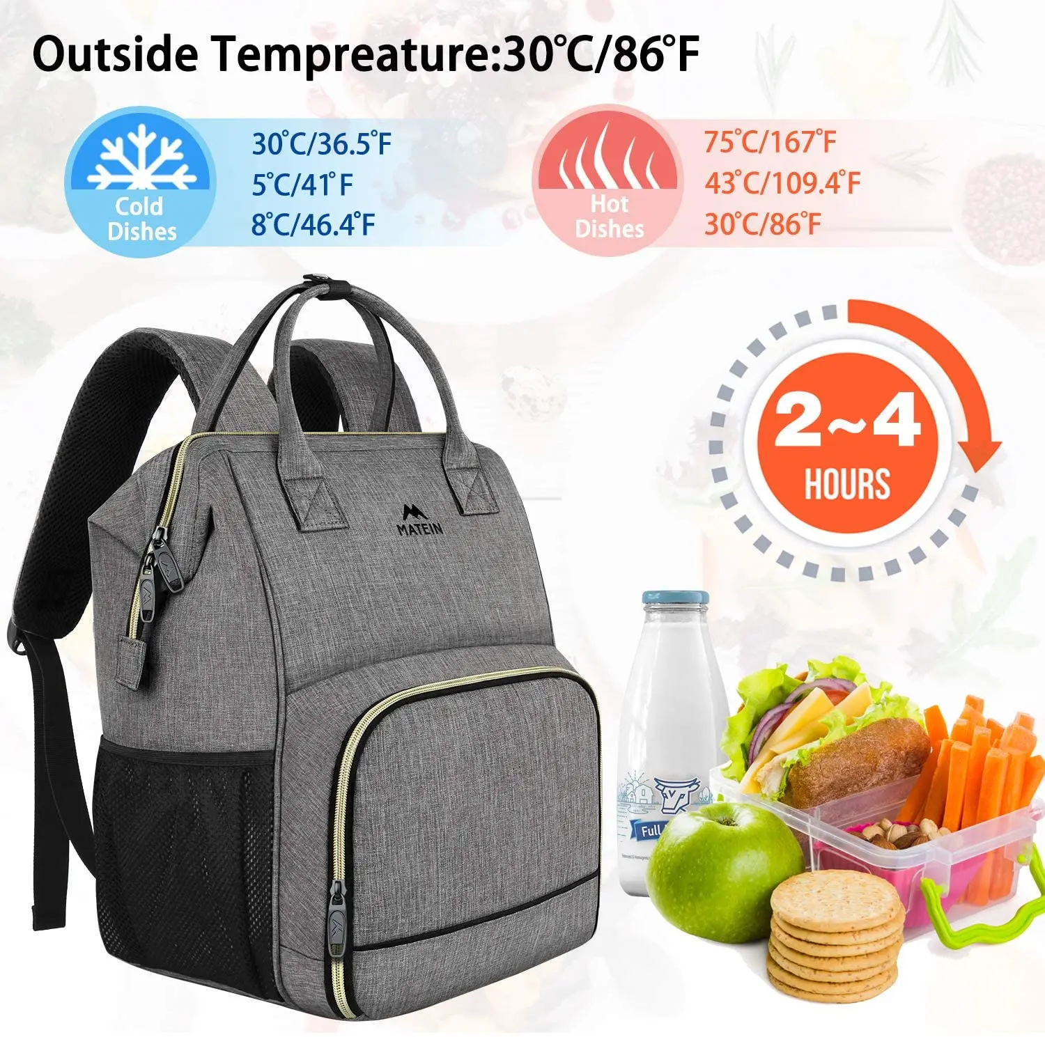 most durable anti theft travel backpack with lunch box and 15.6 inch laptop compartment for women waterproof backpack for men