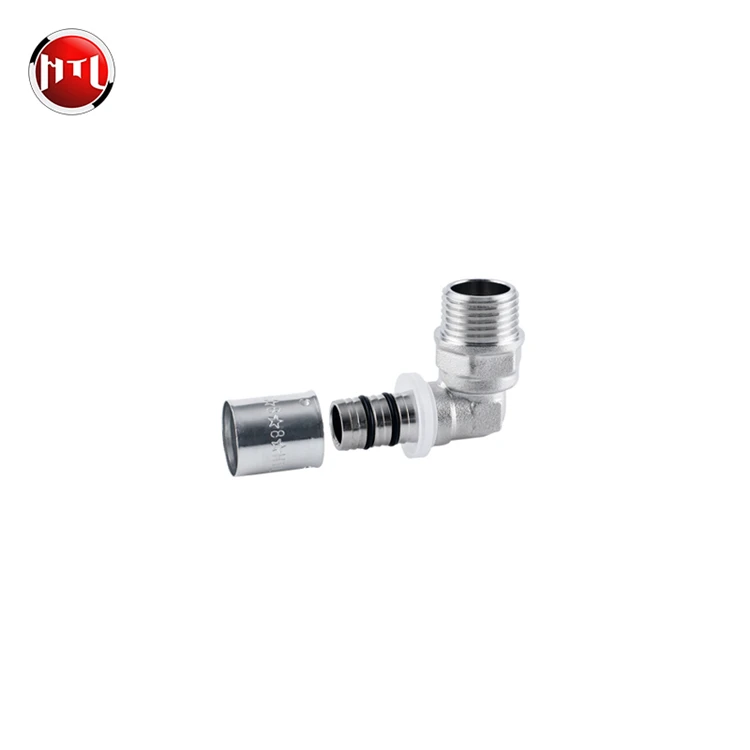 
Good quality Brass pressing forged fitting elbow for multilayer pipe 16*16 ykht-604 