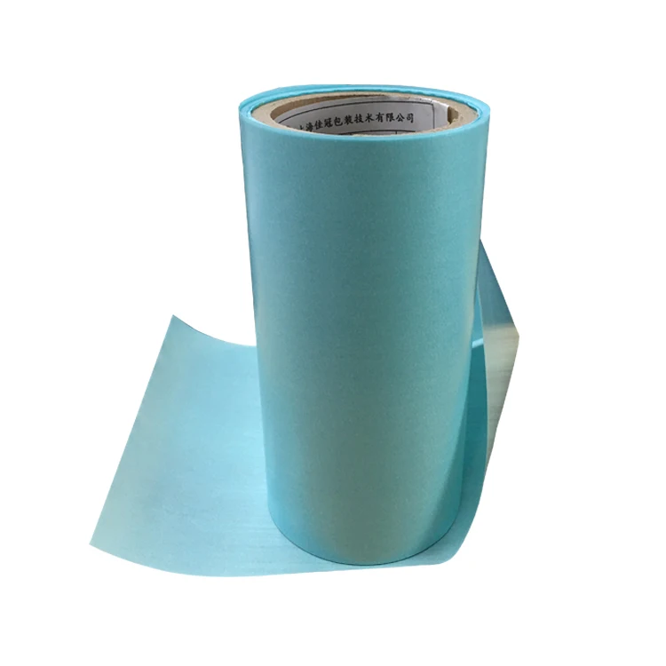 
Professional Supplier 62g-80g Blue Glassine Release Paper Single Side Silicone Coated 