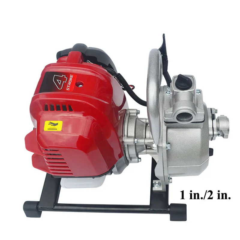 Gasoline powered water pump 1 inch 1.5 inch high power agricultural pumping machine garden farm irrigation machine