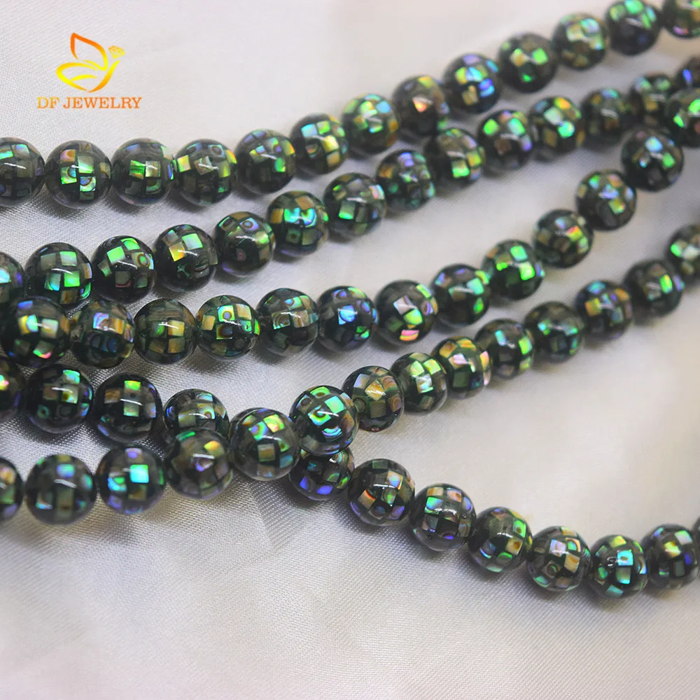 Wholesale Natural Abalone Shell Mosaic Beads