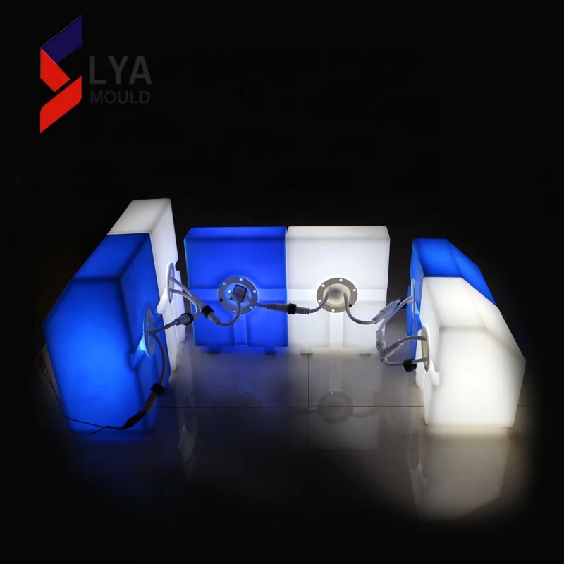 Hot Selling Colors Plastic LED Light Curbstone road kerb mould curb stones for sale