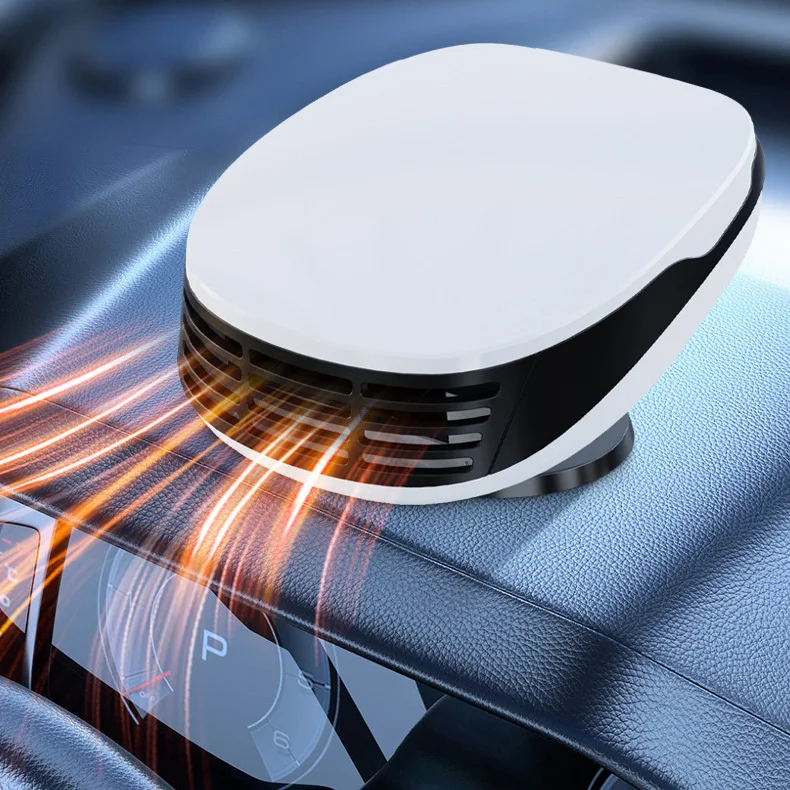 2 in 1 360 degree rotation 12V portable car defroster heater heating cooling fan