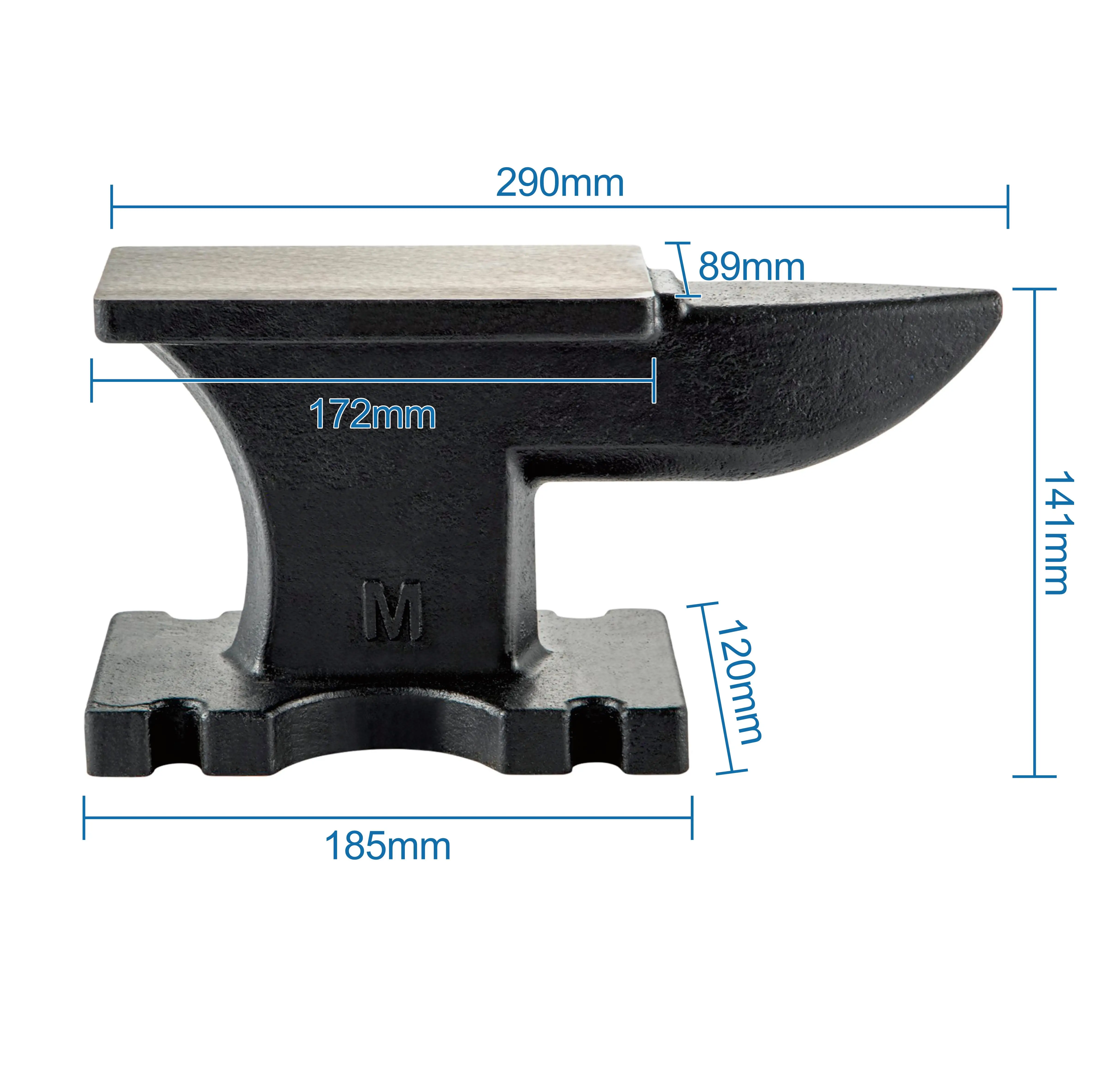 Factory Wholesale Heavy Duty Bule Steel Swivel Bench Vice Tools with Large Anvil