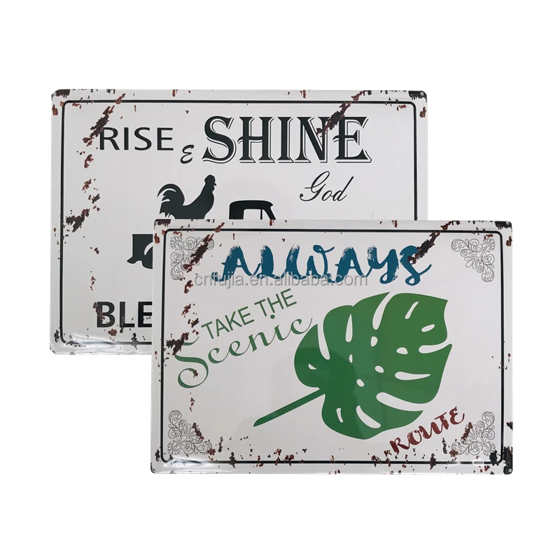 Factory Customized size Berlin city souvenir tin sign metal craft street sign custom design