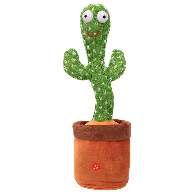 Rechargeable Electric Wholesale Talking Singing Recording And Glowing English Song Shake Dacing Catcus Arabic Cactus