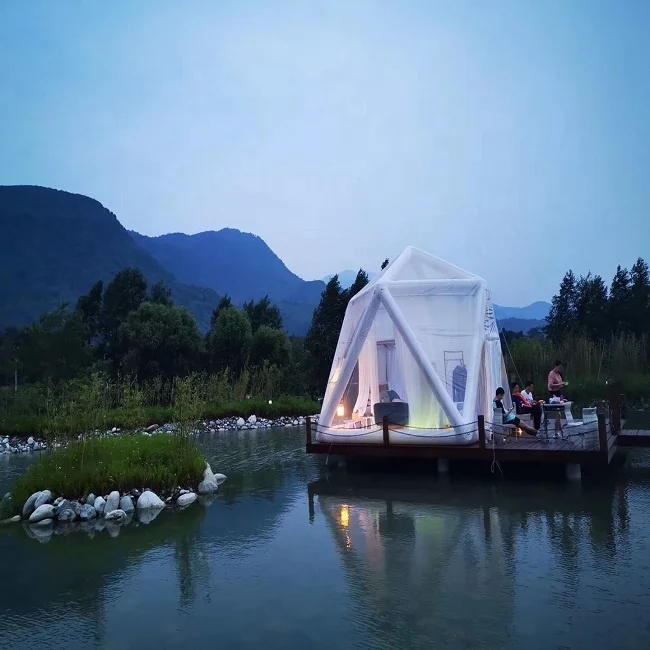 Лидер продаж, наружная купольная палатка для кемпинга с прозрачными пузырями, надувная палатка с прозрачными пузырями, надувная гостиничная палатка с пузырями