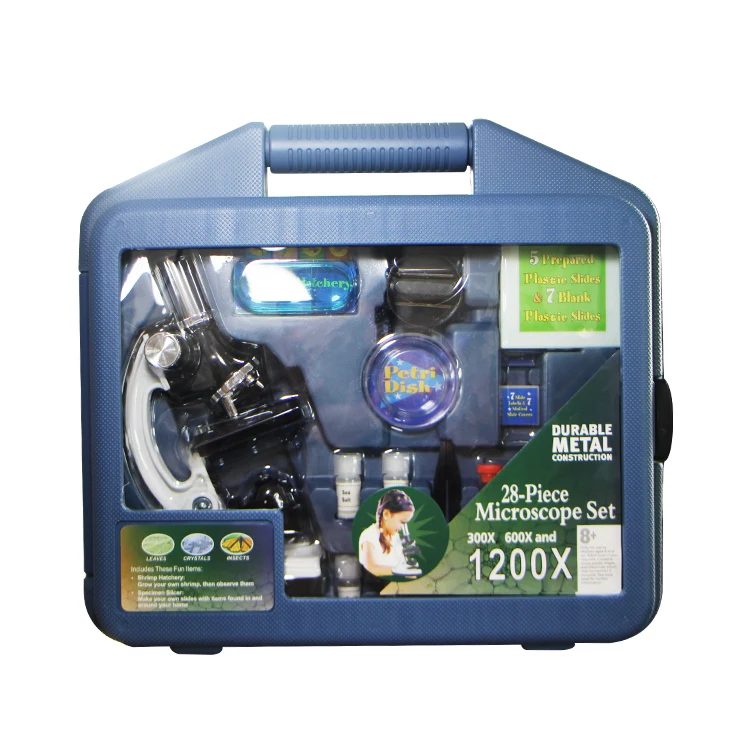 biological microscope binocluar  hd metal optical science lab kit  microscope