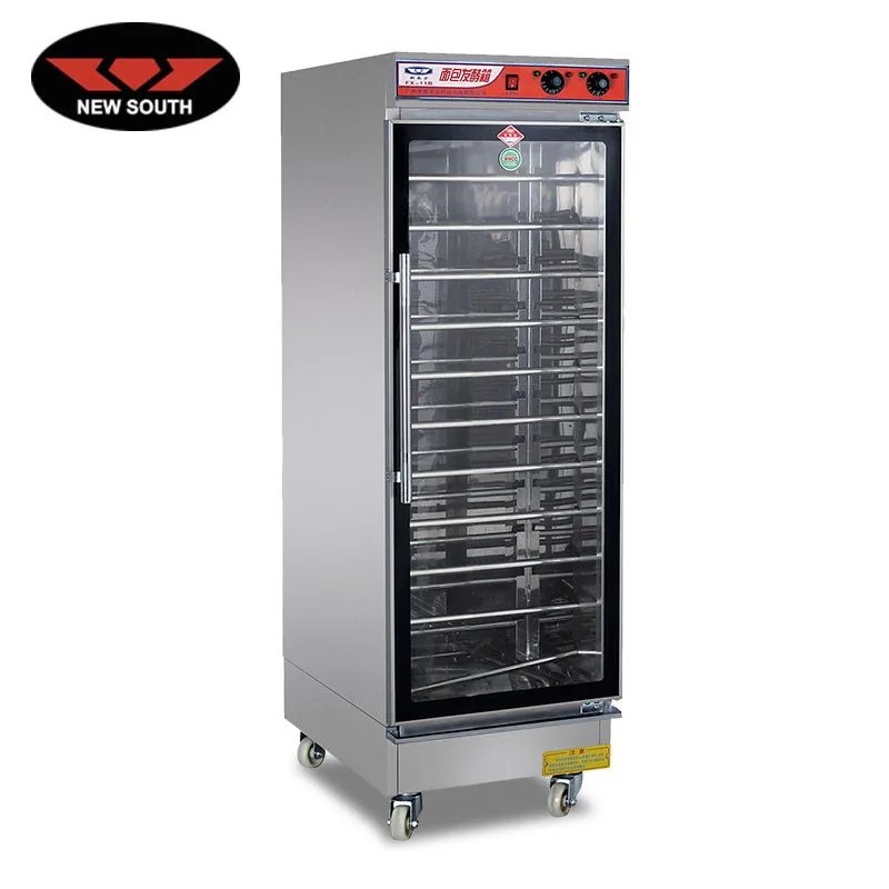 
Factory sale 14 trays retarder baking bread dough freezer cabinet hotel restaurant stainless steel fermenting equipment proofer 