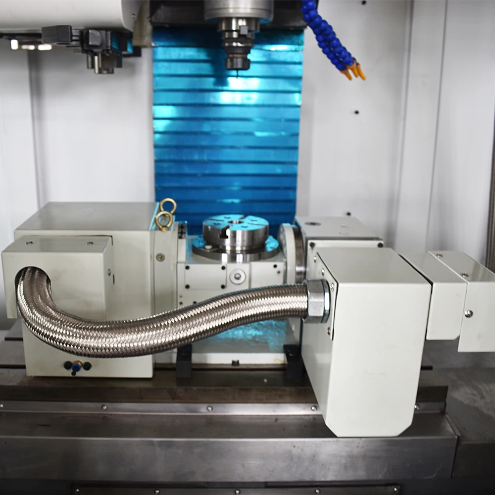 5 axis stainless cnc custom machining milling VMC600L desktop metal  aluminium profile cnc machine tools milling cutter