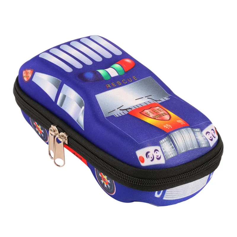(Wholesale) Cheap Price EVA 3D Car Pencil Case Bag Car shape Storage Stationery Bag For Students
