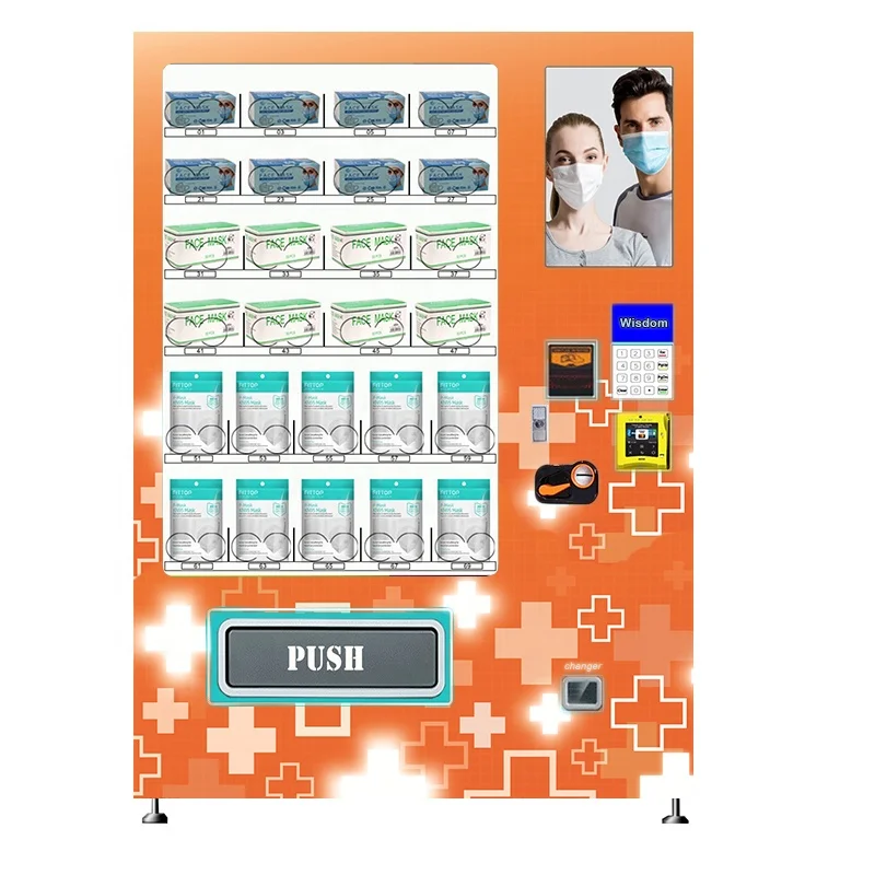 Professional Automatic Medical Pharmacy Mask Vending Machine for Surgical Mask Protective Suit Alcohol Pads