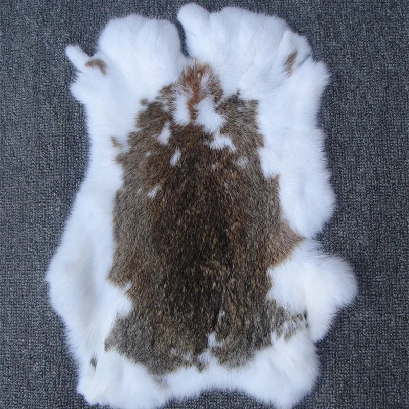 China suppliers 2024 new animal fur rabbits pelt wholesale natural color real rabbit fur skin
