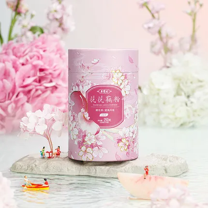 Wholesale Chinese breakfast lotus root powder healthy filling meal substitute oat nuts chia seed flavor canned