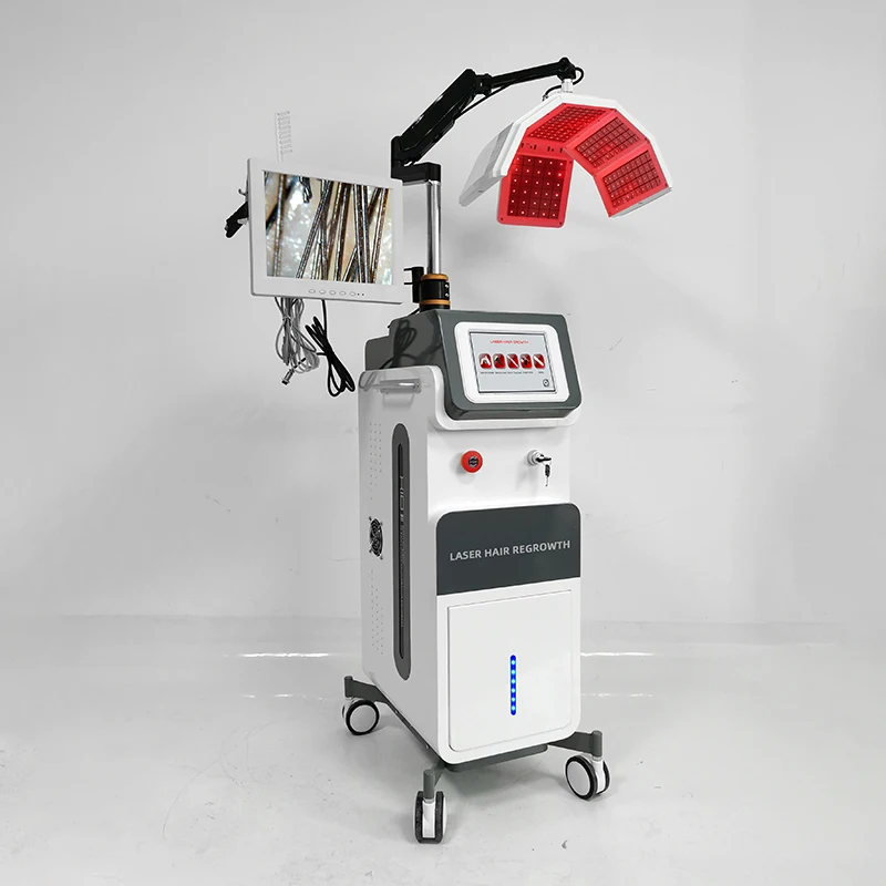 Lazer Comb Scalp Care 256 Lamps 400 Lamps 650nm Hair Growth Laser Hair Scalp Analyzer Acne Treatment Laser Hair Growth Machine