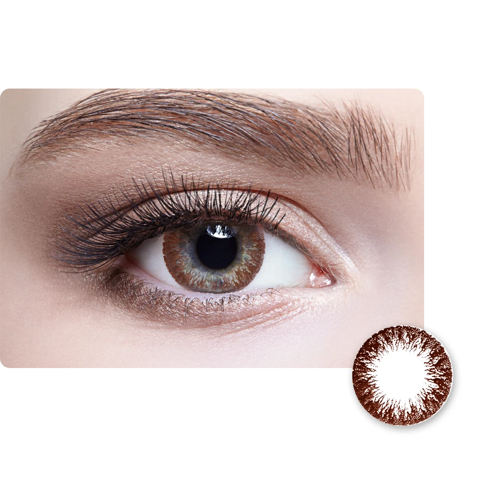 2021 new beautiful soft color contact lens natural 14.5mm best eye contact lens