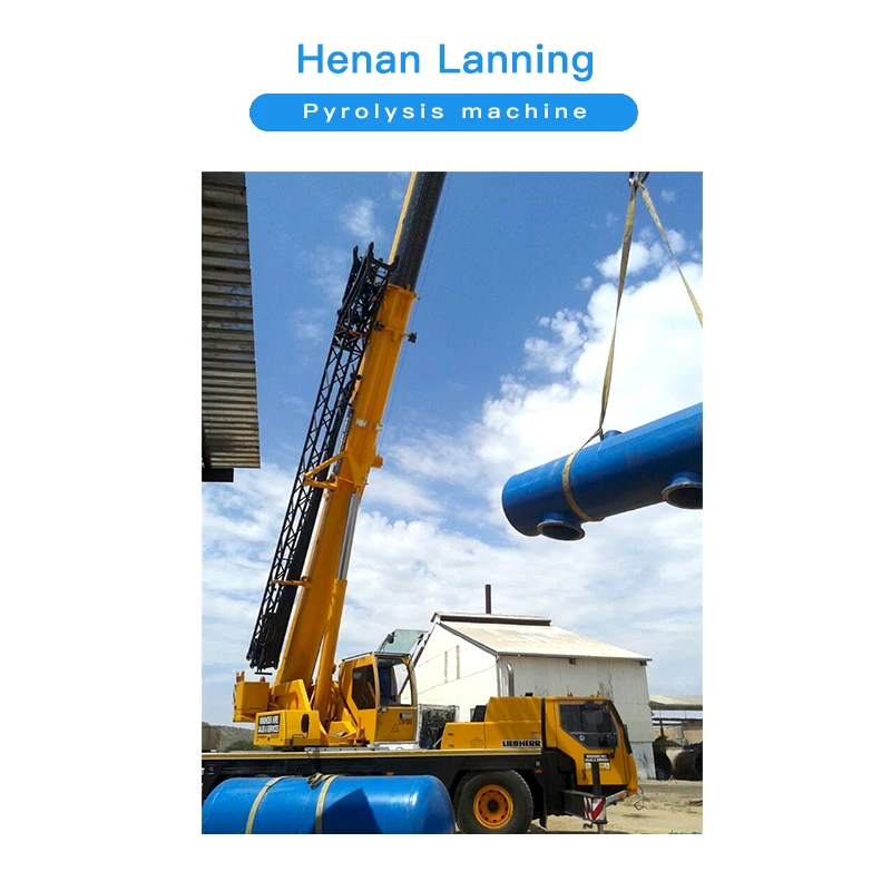 2023 new type waste tire waste plastic to pyrolysis plant oil