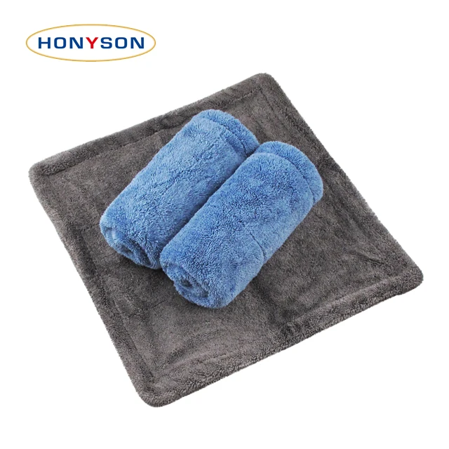 Корейское качество, г/кв. М, безгранное полотенце из микрофибры с витой петлей для Сушки автомобиля