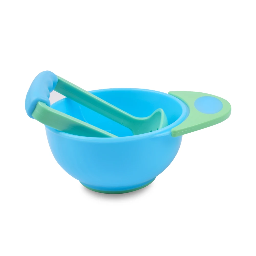 Wholesale Plastic Baby Grinding Fruit Multi function manual Complementary food fruit Grinding Tool Bowl for baby