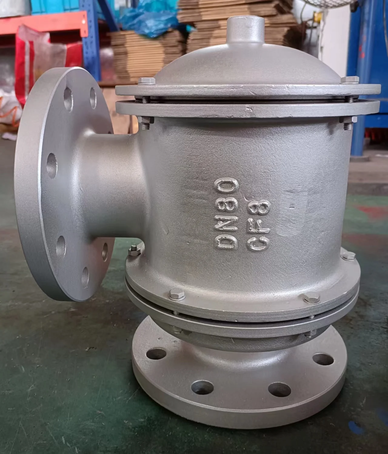 Single Call Valve With Flame Retardant Pipeline Connection