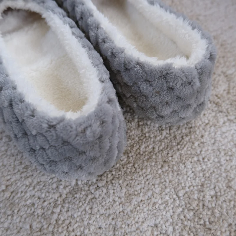 Sock with Non Non-slip Foot Warmers Sock Slippers Solid Soft Low Knit Ballerina Slipper