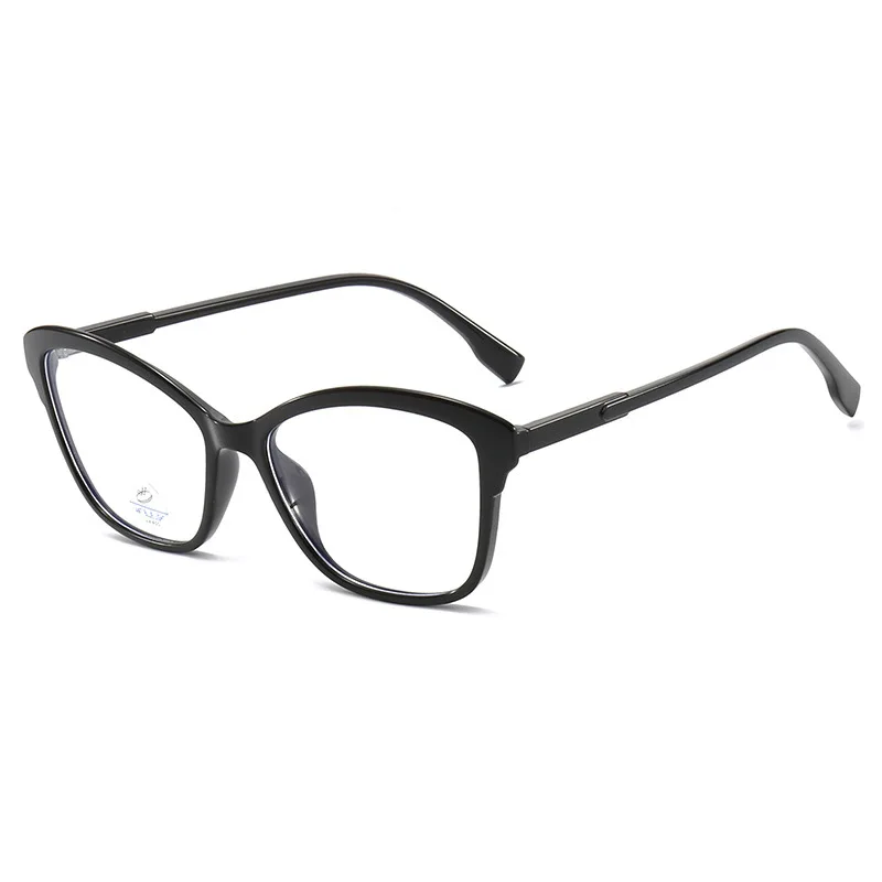 TR81301 Korean Style Retro Glasses Anti-Blue Light Fashion Frame Small Fresh Diamond Face Packaged Perfectly Eyeglasses